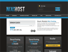 Tablet Screenshot of nixihost.com